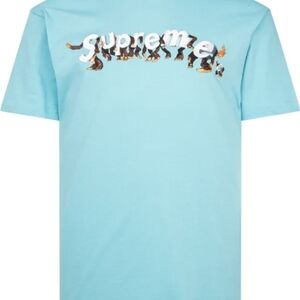 Supreme Apes Tee Light Teal Size Small